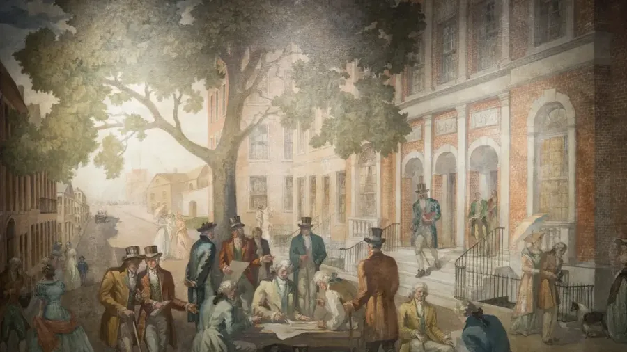 Ilustrasi sejarah berdirinya Wall Street
