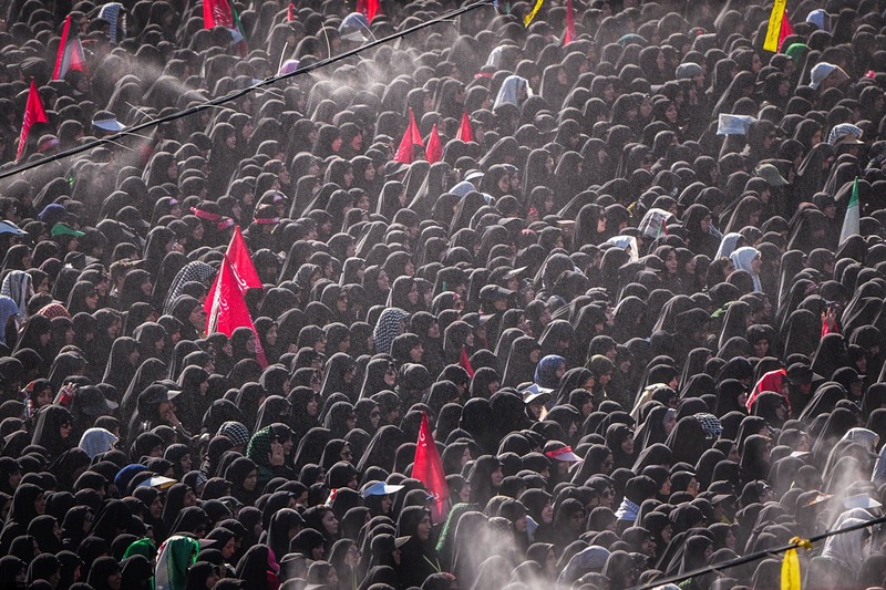 Mourners attend a prayer during a public farewell ceremony to pay their respects to late Supreme Leader Ayatollah Ali Khamenei, who was killed on February 28 in Israeli and U.S. airstrikes, at the Imam Khomeini Grand Mosalla, in Tehran, Iran, July 5, 2026. Office of the Iranian Supreme Leader/WANA (West Asia News Agency) via REUTERS  ATTENTION EDITORS - THIS PICTURE WAS PROVIDED BY A THIRD PARTY. ISRAEL OUT. NO COMMERCIAL OR EDITORIAL SALES IN ISRAEL. NO ACCESS FOR ISRAELI MEDIA. NO USE BBC PERSIAN. NO USE VOA PERSIAN. NO USE MANOTO. NO USE IRAN INTERNATIONAL. NO USE RADIO FARDA. DIGITAL: NO USE BBC PERSIAN. NO USE VOA PERSIAN. NO USE MANOTO. NO USE IRAN INTERNATIONAL. NO USE RADIO FARDA.