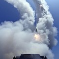 North Korean leader Kim Jong Un observes an assessment of the newly built naval destroyer Kang Kon's combat systems, including the test firing of a strategic cruise missile, at an unknown location in North Korea, July 3, 2026, in this picture release