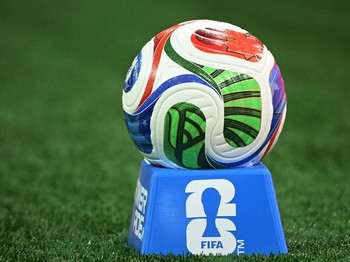 Soccer Football - FIFA World Cup 2026 - Round of 32 - Switzerland v Algeria - BC Place, Vancouver, Canada - July 2, 2026 A close-up of the match ball inside the stadium IMAGN IMAGES via Reuters/Anne-Marie Sorvin