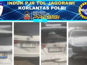 4 Mobil Kecelakaan Beruntun di Tol Jagorawi Dipicu Sopir Telat Injak Rem