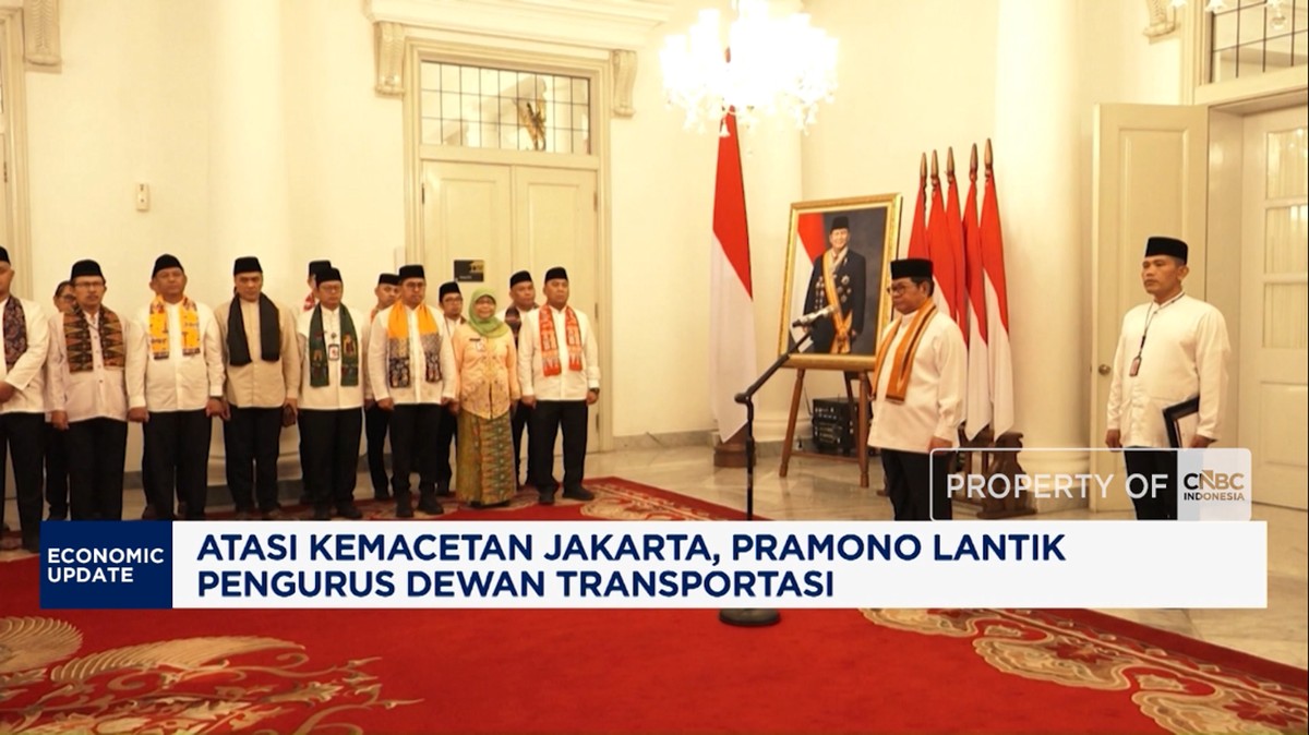 Video: Atasi Macet Jakarta, Pramono Lantik Pengurus Dewan Transportasi
