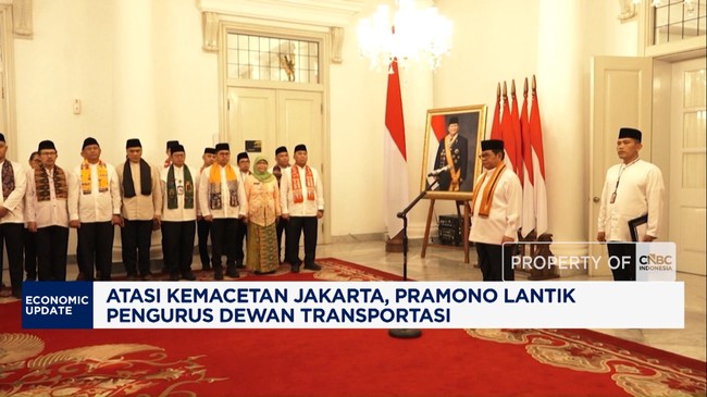 Video: Atasi Macet Jakarta, Pramono Lantik Pengurus Dewan Transportasi