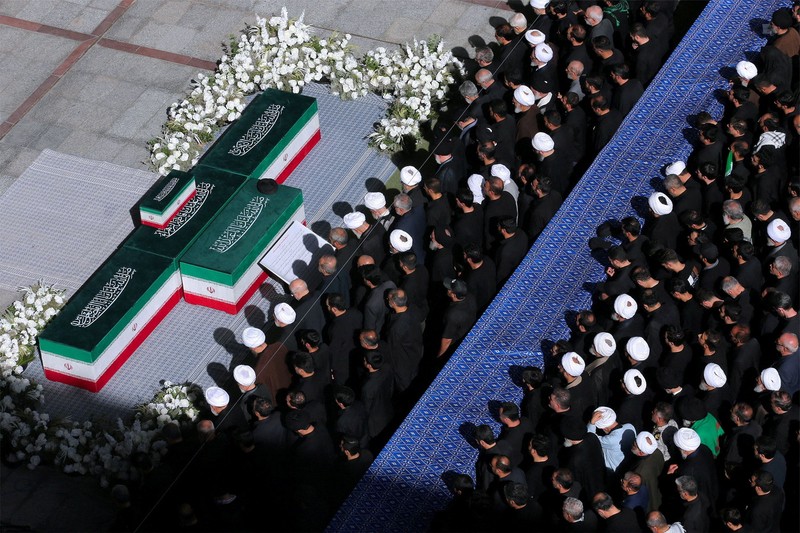 Mourners attend a public farewell ceremony to pay their respects to late Supreme Leader Ayatollah Ali Khamenei, who was killed on February 28 in Israeli and U.S. airstrikes, at the Imam Khomeini Grand Mosalla, in Tehran, Iran July 5, 2026. Office of the Iranian Supreme Leader/Handout via REUTERS   ATTENTION EDITORS - THIS PICTURE WAS PROVIDED BY A THIRD PARTY. ISRAEL OUT. NO COMMERCIAL OR EDITORIAL SALES IN ISRAEL. NO ACCESS FOR ISRAELI MEDIA. NO USE BBC PERSIAN. NO USE VOA PERSIAN. NO USE MANOTO. NO USE IRAN INTERNATIONAL. NO USE RADIO FARDA. DIGITAL: NO USE BBC PERSIAN. NO USE VOA PERSIAN. NO USE MANOTO. NO USE IRAN INTERNATIONAL. NO USE RADIO FARDA