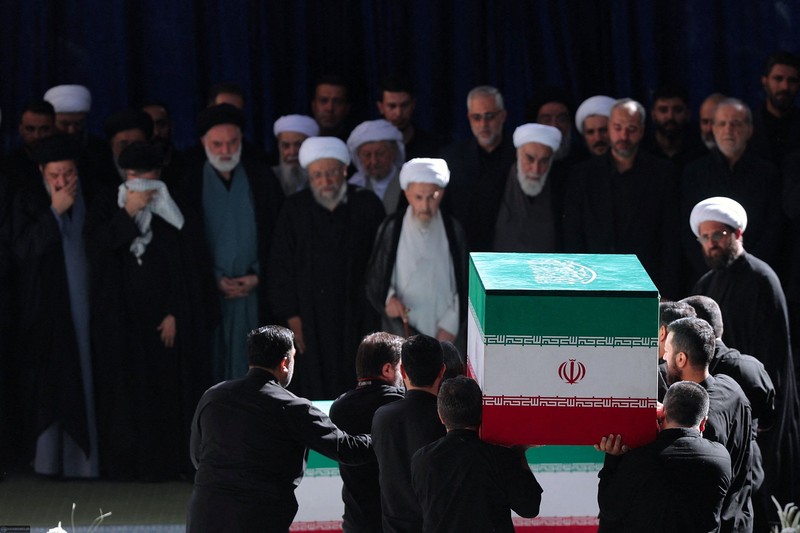 Mourners attend a public farewell ceremony to pay their respects to late Supreme Leader Ayatollah Ali Khamenei, who was killed on February 28 in Israeli and U.S. airstrikes, at the Imam Khomeini Grand Mosalla, in Tehran, Iran July 5, 2026. Office of the Iranian Supreme Leader/Handout via REUTERS   ATTENTION EDITORS - THIS PICTURE WAS PROVIDED BY A THIRD PARTY. ISRAEL OUT. NO COMMERCIAL OR EDITORIAL SALES IN ISRAEL. NO ACCESS FOR ISRAELI MEDIA. NO USE BBC PERSIAN. NO USE VOA PERSIAN. NO USE MANOTO. NO USE IRAN INTERNATIONAL. NO USE RADIO FARDA. DIGITAL: NO USE BBC PERSIAN. NO USE VOA PERSIAN. NO USE MANOTO. NO USE IRAN INTERNATIONAL. NO USE RADIO FARDA