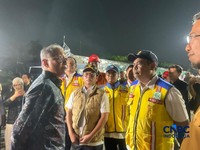 Menteri Pekerjaan Umum (PU) Dody Hanggodo melakukan blusukan di Kawasan Industri Terpadu Wilmar, Kabupaten Serang Banten pada Senin (6/7/2026). (CNBC Indonesia/Elga Nurmutia)