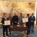 Penandatanganan MoU antara KEK Singhasari & Indian Institute of Management Bangalore, Senin (6/7/2026). (CNBC Indonesia/Robertus Andrianto)