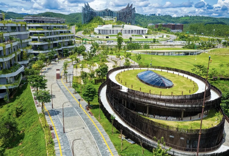 Plaza Seremoni Ibu Kota Nusantara berhasil menorehkan prestasi di tingkat internasional dengan meraih penghargaan Honour Award pada ajang Malaysia Landscape Architecture Awards (MLAA) 2026 untuk kategori Landscape Design Award (Professional Category).  (Dok: Otorita IKN)