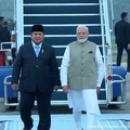 Presiden Prabowo Subianto menyambut Kedatangan PM India Narendra Modi di Jakarta, Senin (6/7/2026). (Tangkapan Layar Youtube/Sekretariat Presiden)