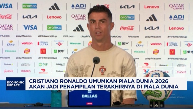 Video: Ronaldo Umumkan 2026 Jadi Piala Dunia Terakhirnya