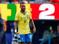 Soccer Football - FIFA World Cup 2026 - Round of 16 - Brazil v Norway - New York New Jersey Stadium, East Rutherford, New Jersey, U.S. - July 5, 2026 Brazil's Neymar Jr. looks dejected after the match as Brazil are eliminated from the World Cup REUTE