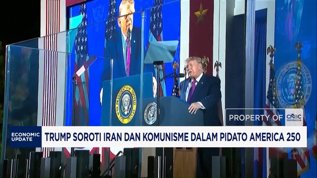 Video: Trump Soroti Iran dan Komunisme dalam Pidato America 250