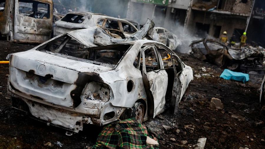 UKRAINE-CRISIS/ATTACK-KYIV