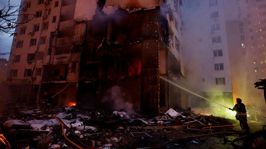 UKRAINE-CRISIS/ATTACK-KYIV