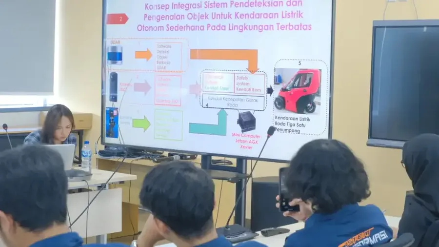 BRIN Kembangkan Inovasi Kendaraan Listrik Otonom untuk Mobilitas di Lingkungan Terbatas. (Dok. BRIN)