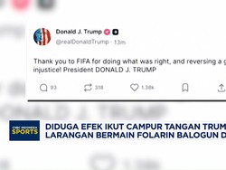 Diduga Ada Campur Tangan Trump, Hukuman Larangan Bermain Folarin Balogun Dicabut FIFA