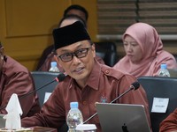Kepala Badan Kepegawaian Negara, Prof. Zudan saat Rapat Kerja bersama Komite I Dewan Perwakilan Daerah (DPD RI) di Jakarta. (Dok. Humas BKN)