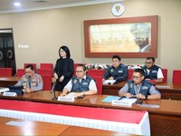 Konferensi pers Kortastipidkor Polri terkait penetapan dua orang sebagai tersangka dalam penyidikan dugaan tindak pidana korupsi pekerjaan konstruksi terintegrasi Engineering, Procurement, Construction and Commissioning (EPCC) pengembangan dan modern