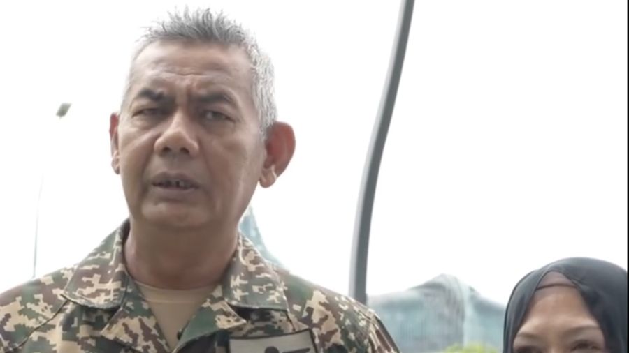 Mayor Jenderal Shamshor, Panglima 5 Divisyen Tentera Darat Malaysia saat berkunjung ke IKN. (Tangkapan Layar IKN_id)