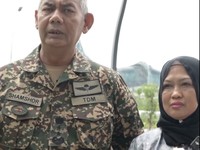 Mayor Jenderal Shamshor, Panglima 5 Divisyen Tentera Darat Malaysia saat berkunjung ke IKN. (Tangkapan Layar IKN_id)