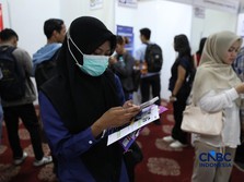 Foto: Ilustrasi job fair. (CNBC Indonesia/Tri Susilo)