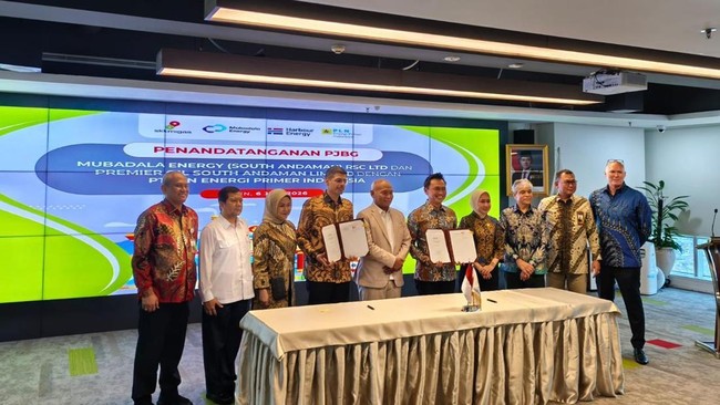 Sepakat! PLN Dapat Gas dari Blok Andaman 160 Juta Kaki Kubik