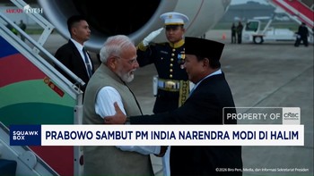 Prabowo Sambut PM India Narendra Modi