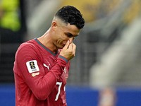 Soccer Football - FIFA World Cup 2026 - Round of 16 - Portugal v Spain - Dallas Stadium, Arlington, Texas, U.S. - July 6, 2026 Portugal's Cristiano Ronaldo looks dejected after the match as Portugal are eliminated from the World Cup IMAGN IMAGES via