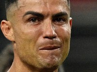 Soccer Football - FIFA World Cup 2026 - Round of 16 - Portugal v Spain - Dallas Stadium, Arlington, Texas, U.S. - July 6, 2026 Portugal's Cristiano Ronaldo looks dejected after the match as Portugal are eliminated from the World Cup  IMAGN IMAGES via