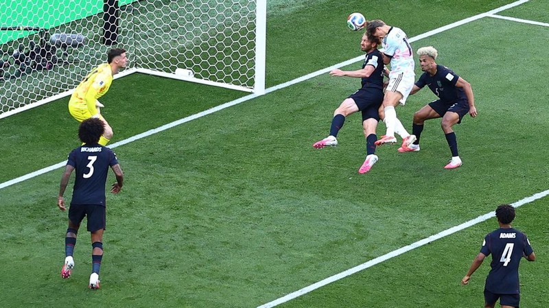 Soccer Football - FIFA World Cup 2026 - Round of 16 - United States v Belgium - Seattle Stadium, Seattle, Washington, U.S. - July 6, 2026 Belgium's Charles De Ketelaere scores their second goal REUTERS/Agustin Marcarian     TPX IMAGES OF THE DAY