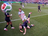 Soccer Football - FIFA World Cup 2026 - Round of 16 - United States v Belgium - Seattle Stadium, Seattle, Washington, U.S. - July 6, 2026 Belgium's Charles De Ketelaere scores their second goal REUTERS/Albert Gea