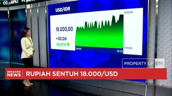 IHSG Melemah Lebih Dari 1% & Rupiah Kembali Sentuh Rp18.000/USD
