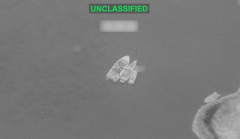 Smoke rises at an unknown location following what U.S. Central Command says is a new wave of strikes against Iran on Tuesday after three tankers were hit by projectiles in the Strait of Hormuz, in this still image taken from video released July 7, 2026.    U.S. Central Command/Handout via REUTERS    THIS IMAGE HAS BEEN SUPPLIED BY A THIRD PARTY. MANDATORY CREDIT. VIDEO MASKED AT SOURCE.     TPX IMAGES OF THE DAY       VERIFICATION:  - Location and date could not be verified.  - No earlier version of the video found posted online before Tuesday (July 7).