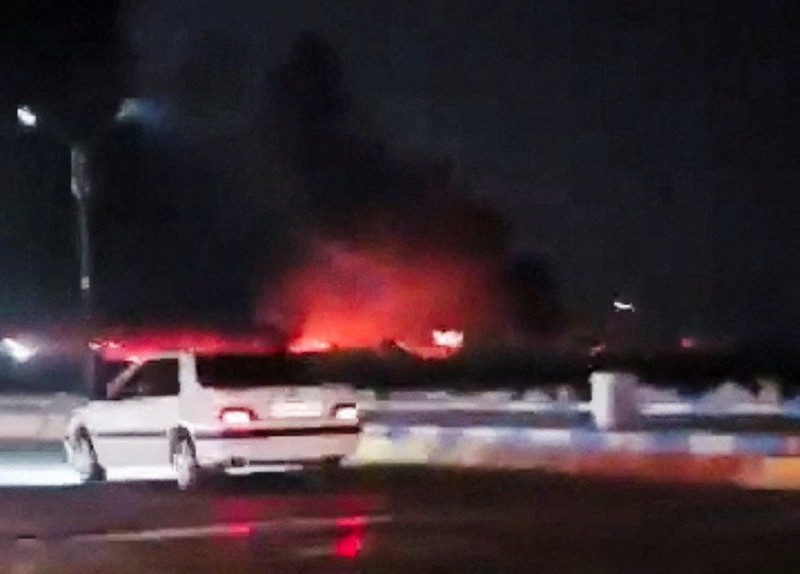 Smoke rises at an unknown location following what U.S. Central Command says is a new wave of strikes against Iran on Tuesday after three tankers were hit by projectiles in the Strait of Hormuz, in this still image taken from video released July 7, 2026.    U.S. Central Command/Handout via REUTERS    THIS IMAGE HAS BEEN SUPPLIED BY A THIRD PARTY. MANDATORY CREDIT. VIDEO MASKED AT SOURCE.     TPX IMAGES OF THE DAY       VERIFICATION:  - Location and date could not be verified.  - No earlier version of the video found posted online before Tuesday (July 7).