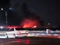 Smoke rises from a fire after an explosion, amid reports of explosions by Iranian state media, in Bandar Abbas, Hormozgan Province, Iran in this screengrab obtained from a social media video released July 8, 2026. Social Media/via REUTERS  THIS IMAGE