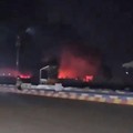Smoke rises from a fire after an explosion, amid reports of explosions by Iranian state media, in Bandar Abbas, Hormozgan Province, Iran in this screengrab obtained from a social media video released July 8, 2026. Social Media/via REUTERS  THIS IMAGE