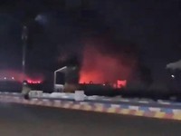 Smoke rises from a fire after an explosion, amid reports of explosions by Iranian state media, in Bandar Abbas, Hormozgan Province, Iran in this screengrab obtained from a social media video released July 8, 2026. Social Media/via REUTERS  THIS IMAGE