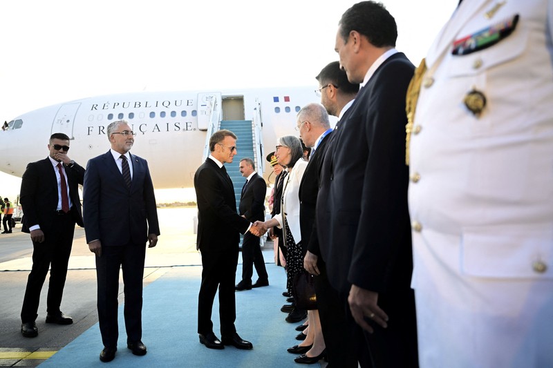 U.S. President Donald Trump shakes hands with Turkish President Recep Tayyip Erdogan during a formal arrival at the Bestepe Presidential Compound at the NATO summit in Ankara, Turkey, Tuesday, July 7, 2026.     Emrah Gurel/Pool via REUTERS