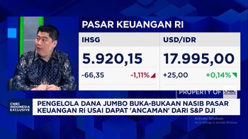 Pasar Keuangan RI Dapat "Ancaman" S&P DJI, Investor Waspadai Hal ni
