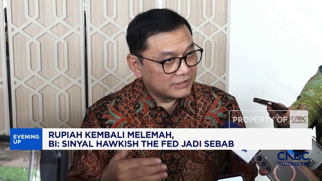 Video: Rupiah Kembali Melemah, BI: Sinyal Hawkish The Fed Jadi Sebab