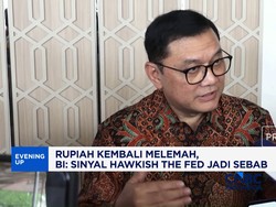 Rupiah Kembali Melemah, BI: Sinyal Hawkish The Fed Jadi Sebab