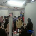 Sejumlah pencari kerja (pencaker) memenuhi Jakarta Selatan Career Fest & Bazaar 2026 di di Gedung Nyi Ageng Serang, Setiabudi, Jakarta, Rabu (8/7/2026). (CNBC Indonesia/Ferry Sandi)