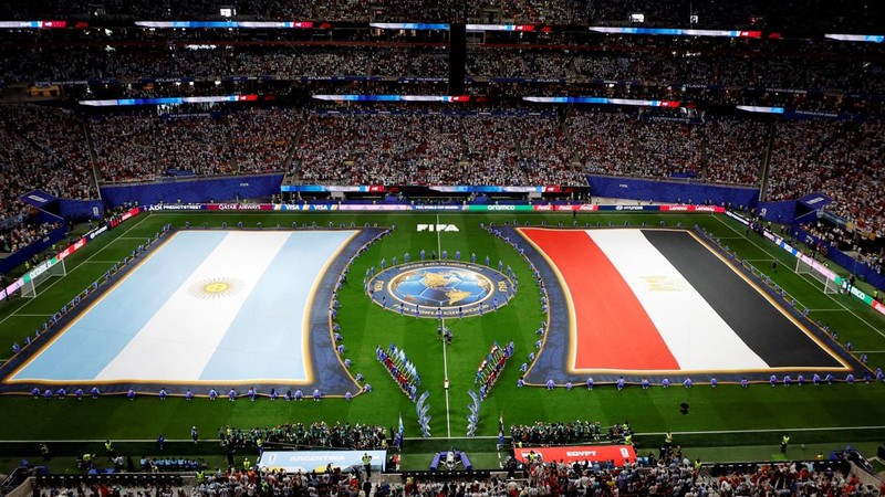 Soccer Football - FIFA World Cup 2026 - Round of 16 - Argentina v Egypt - Atlanta Stadium, Atlanta, Georgia, U.S. - July 7, 2026 General view inside the stadium before the match REUTERS/Marco Bello     TPX IMAGES OF THE DAY