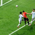Soccer Football - FIFA World Cup 2026 - Round of 16 - Argentina v Egypt - Atlanta Stadium, Atlanta, Georgia, U.S. - July 7, 2026 Egypt's Yasser Ibrahim scores their first goal REUTERS/Marco Bello