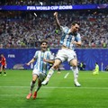 Soccer Football - FIFA World Cup 2026 - Round of 16 - Argentina v Egypt - Atlanta Stadium, Atlanta, Georgia, U.S. - July 7, 2026 Argentina's Lionel Messi celebrates scoring their second goal REUTERS/Carlos Barria