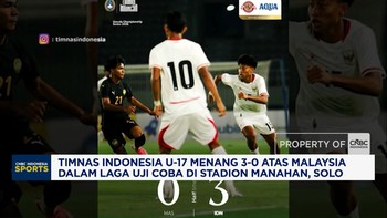Timnas Indonesia U-17 Menang 3-0 atas Malaysia