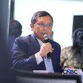 Anggota Komisi VI DPR RI, Herman Khaeron dalam acara diskusi Coffee Morning CNBC Indonesia berjudul “Kupas Tuntas Aturan Penyeragaman Kemasan Produk Tembakau” di Park Hyatt Jakarta, Kamis, (9/7/2026). (CNBC Indonesia/Tri Susilo)