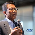Ketua Komisi XI DPR RI, Mukhamad Misbakhun dalam acara diskusi Coffe Morning CNBC Indonesia berjudul “Kupas Tuntas Aturan Penyeragaman Kemasan Produk Tembakau” di Park Hyatt Jakarta, Kamis, (9/7/2026). (CNBC Indonesia/Tri Susilo)