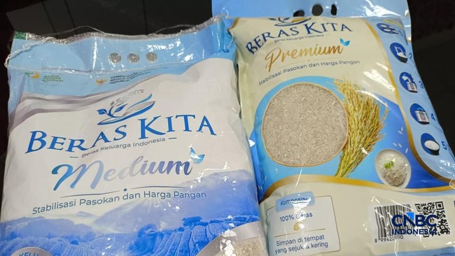 Serba Biru, Ini Penampakan Beras Baru Milik Bulog Mereknya Beras Kita
