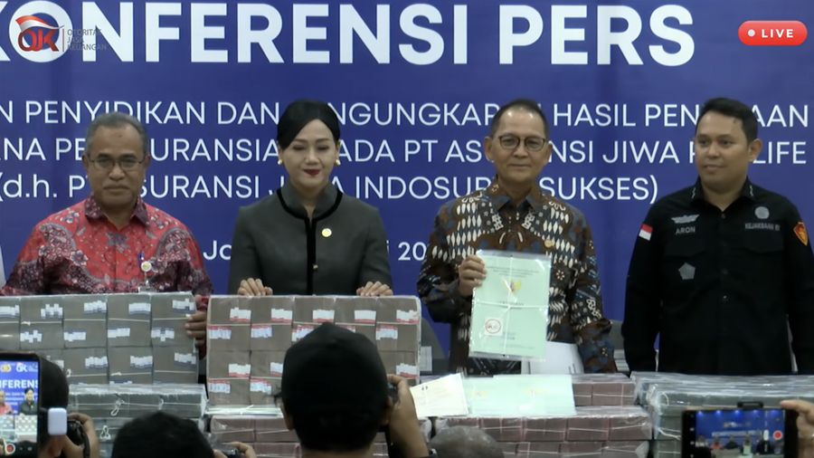 OJK menyita 485 barang bukti senilai Rp113,97 miliar dalam kasus PT Asuransi Jiwa Prolife Indonesia, hasil kolaborasi dengan Polri, Kejagung, dan sejumlah lembaga.